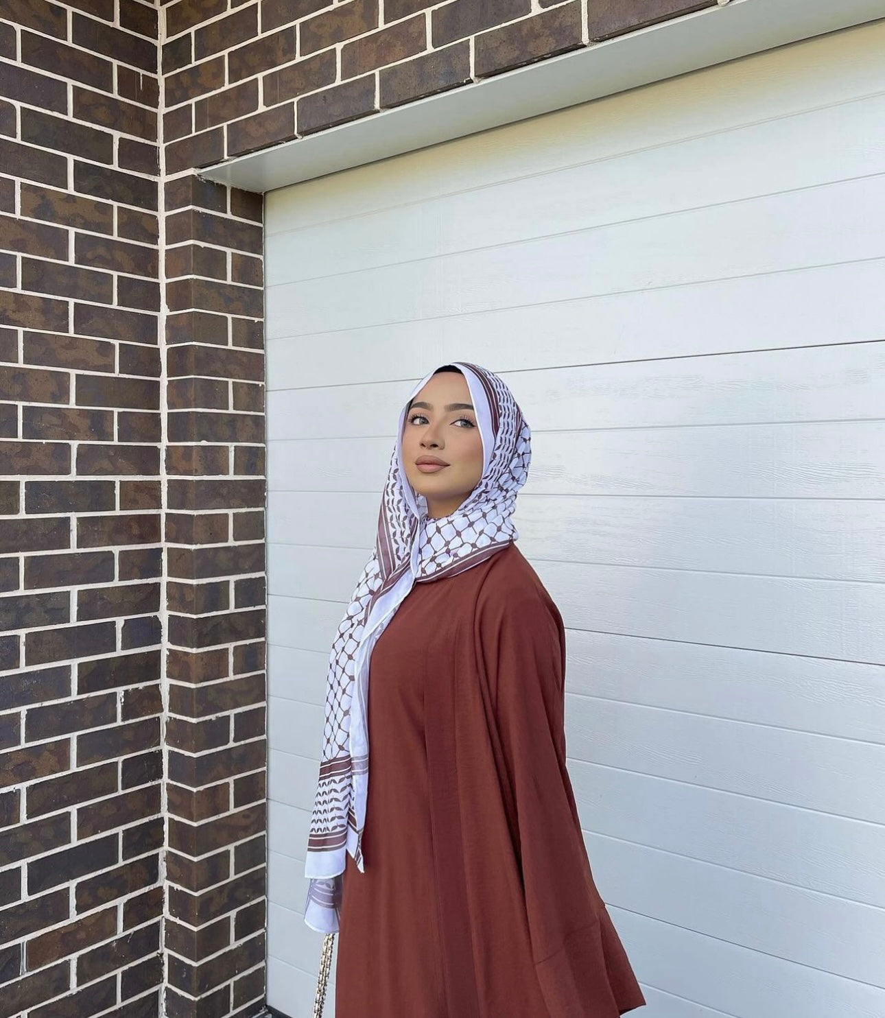 Kuffieyh Hijab - Brown