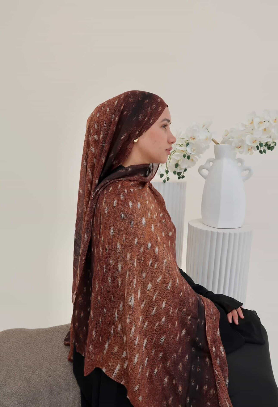 Fawn - Printed Hijab