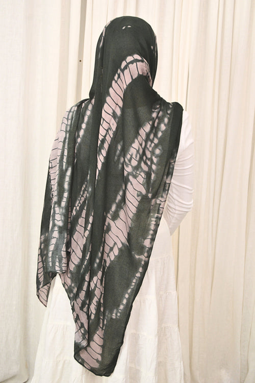 Moss Ripple - Printed Hijab