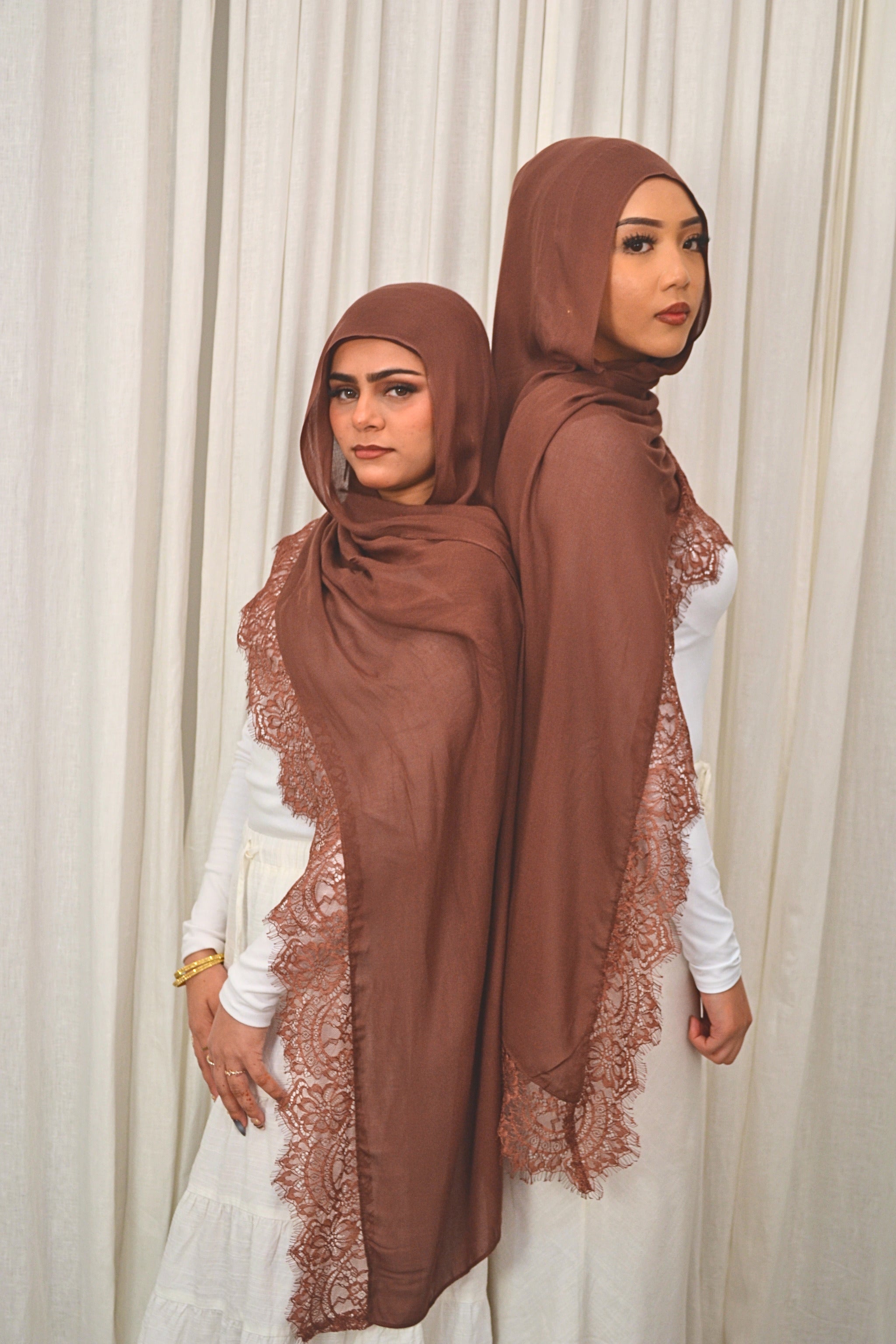 Brûlé- Lace Hijab Set