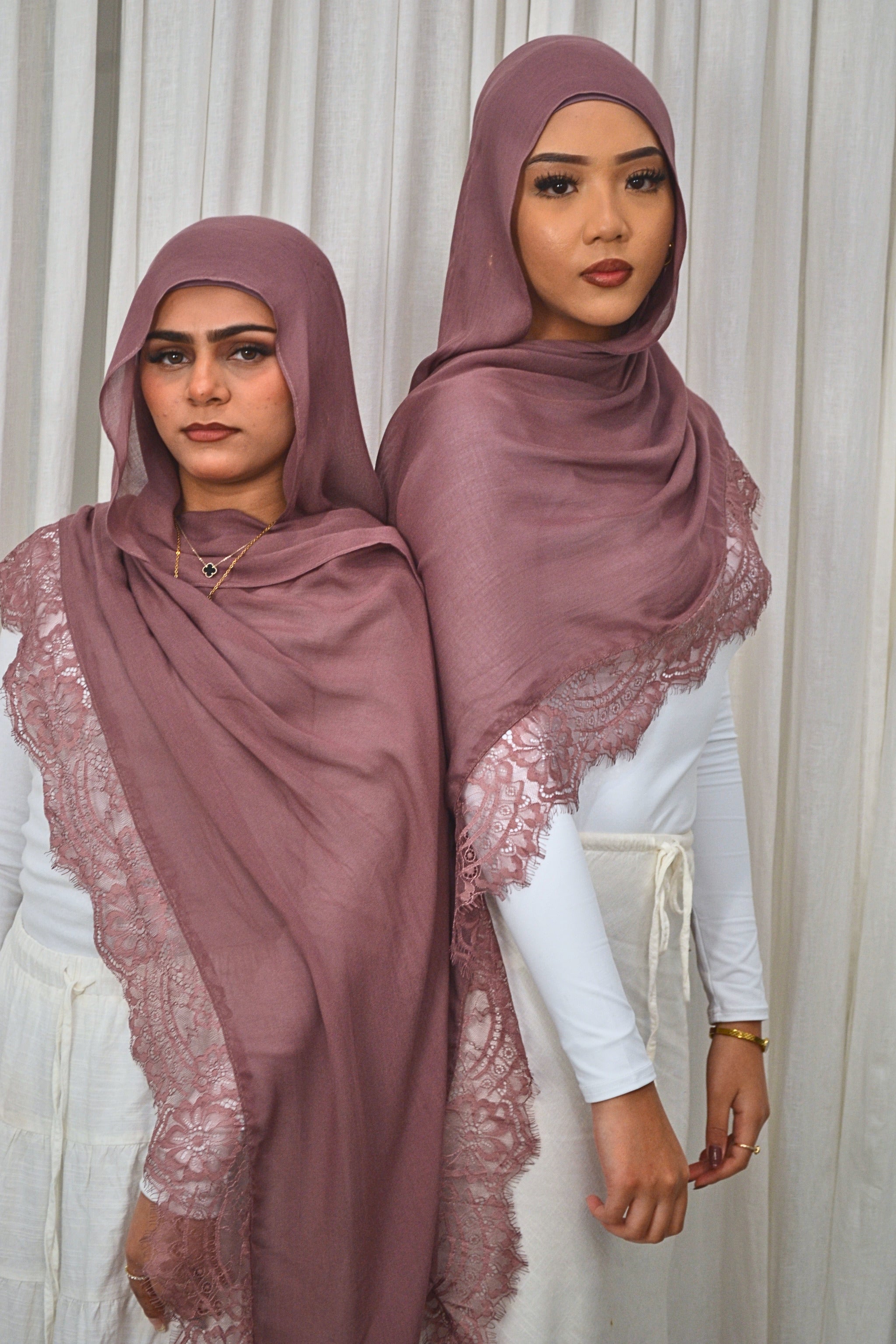 Orchid - Lace Hijab Set
