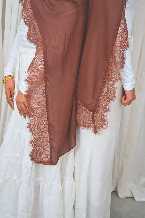 Brûlé- Lace Hijab Set