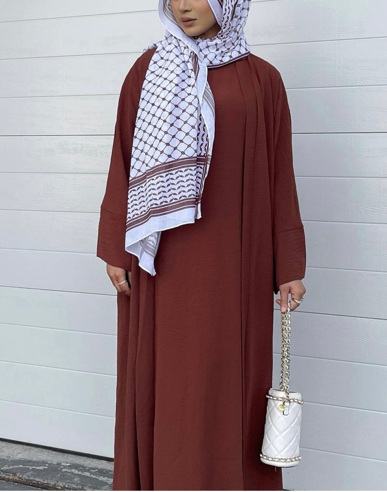 Kuffieyh Hijab - Brown