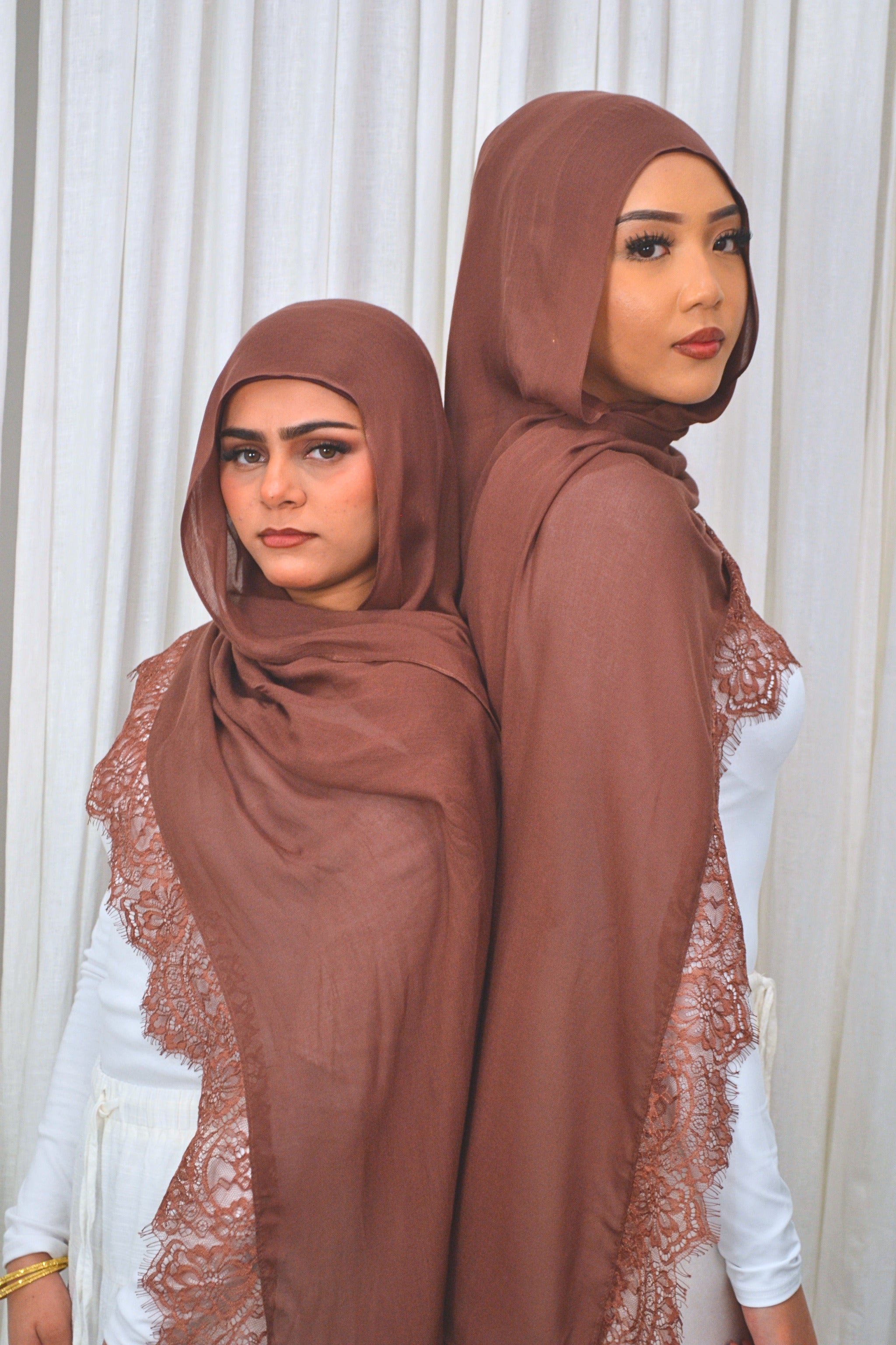 Brûlé- Lace Hijab Set