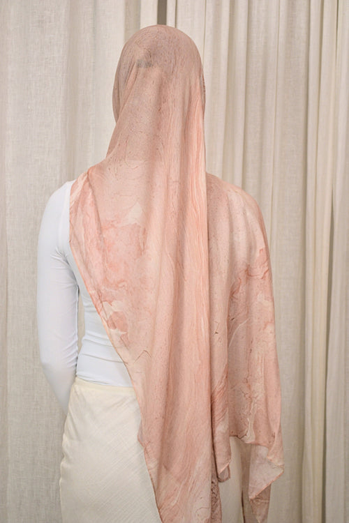 Stone Marble - Printed Hijab