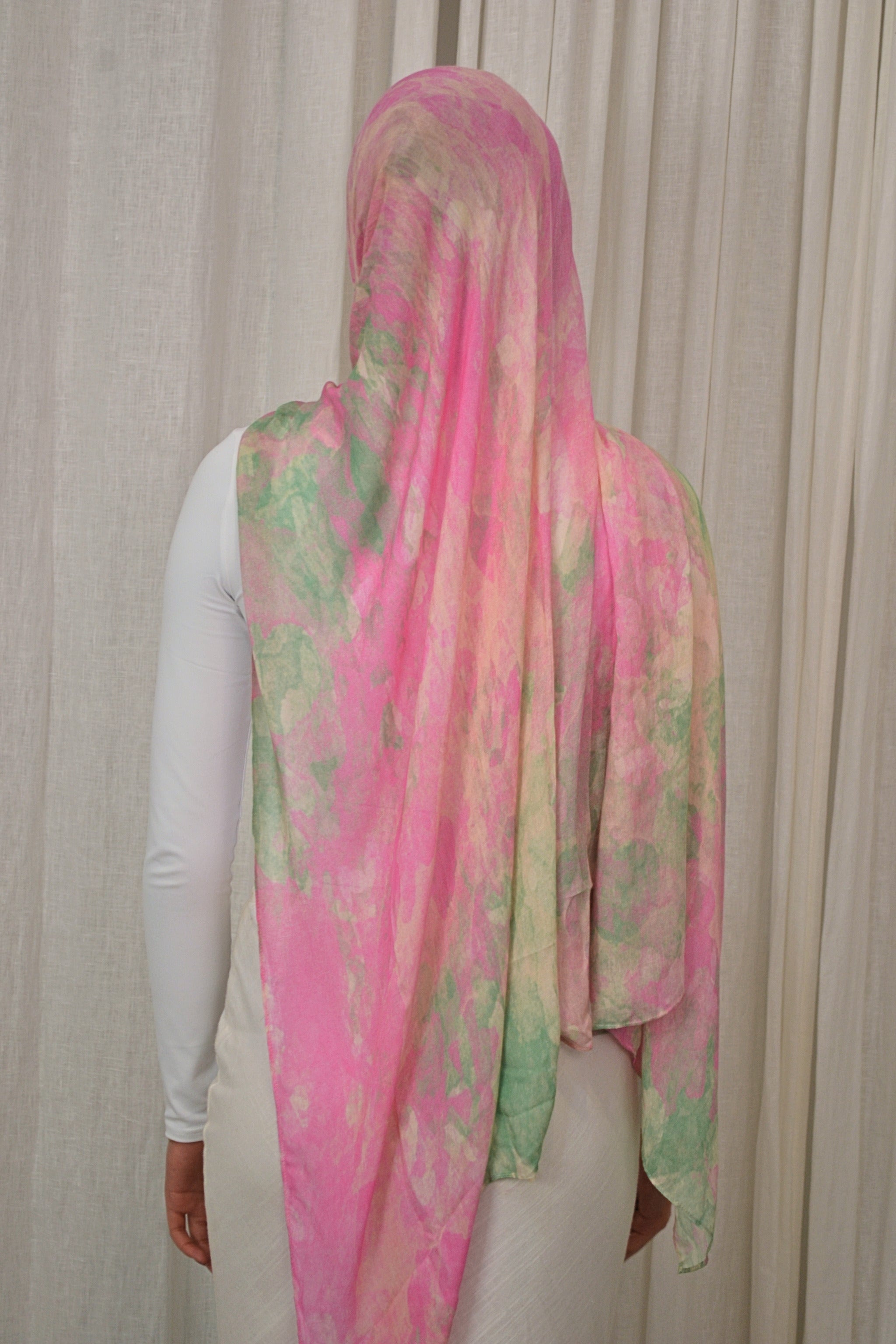 Abstract Smog - Printed Hijab