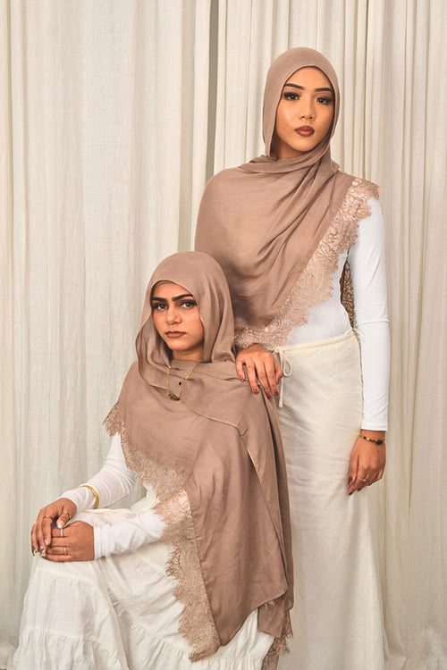Fog - Lace Hijab Set