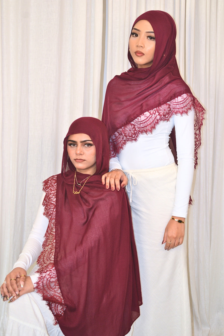 Rouge - Lace Hijab Set