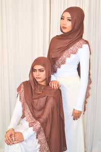 Brûlé- Lace Hijab Set