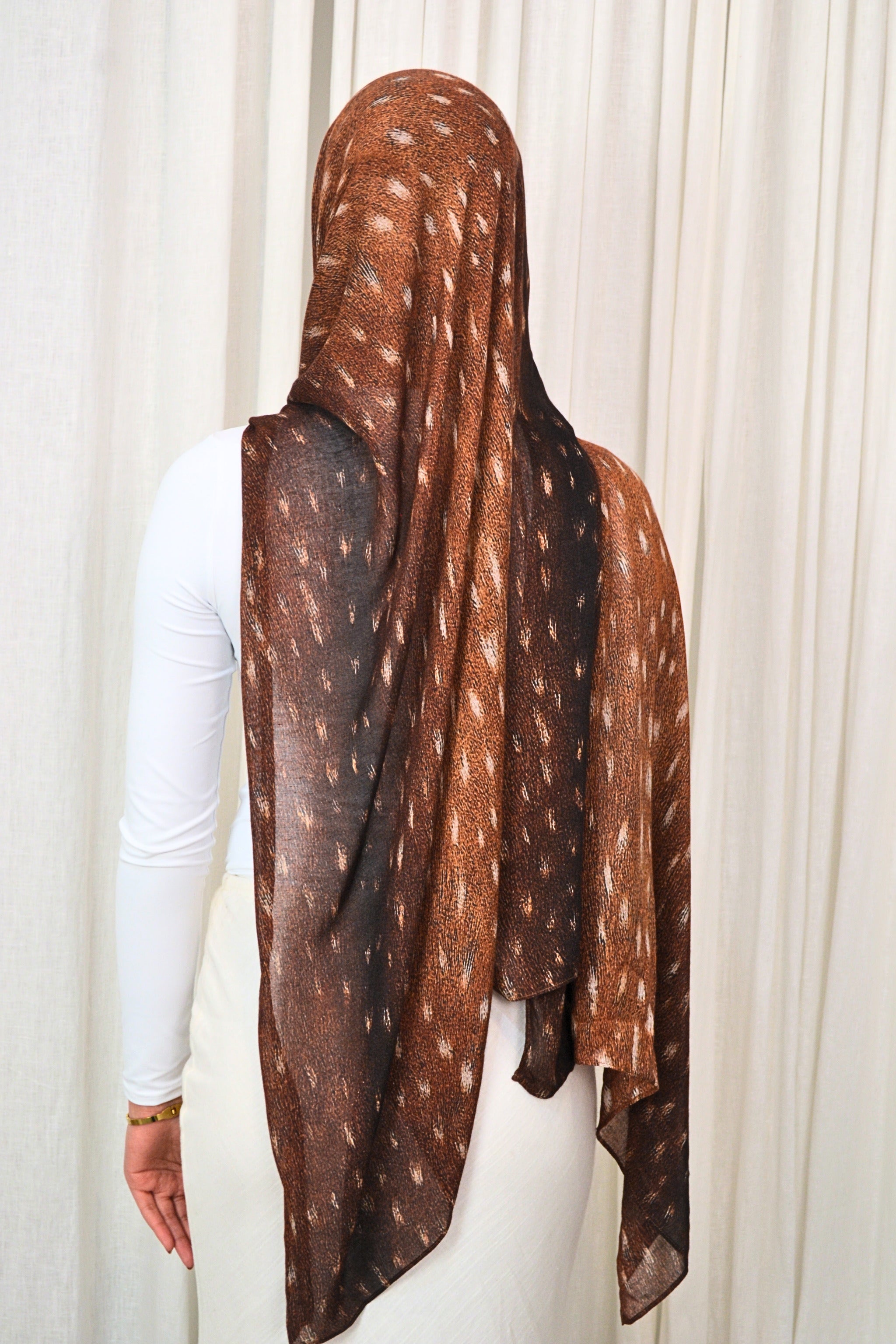 Fawn - Printed Hijab