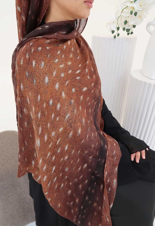 Fawn - Printed Hijab