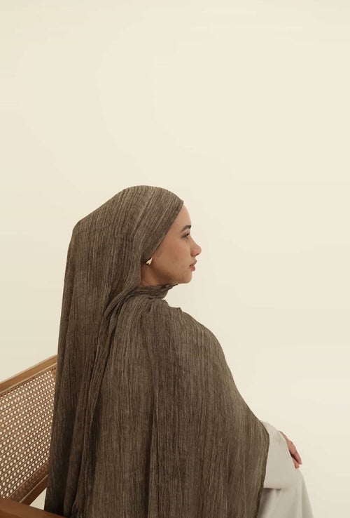 Umber - Crinkle Hijab