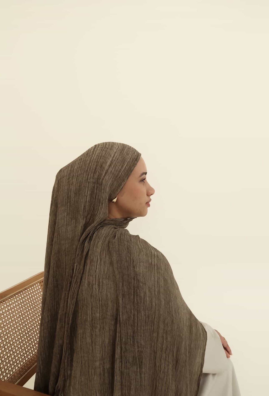Umber - Crinkle Hijab