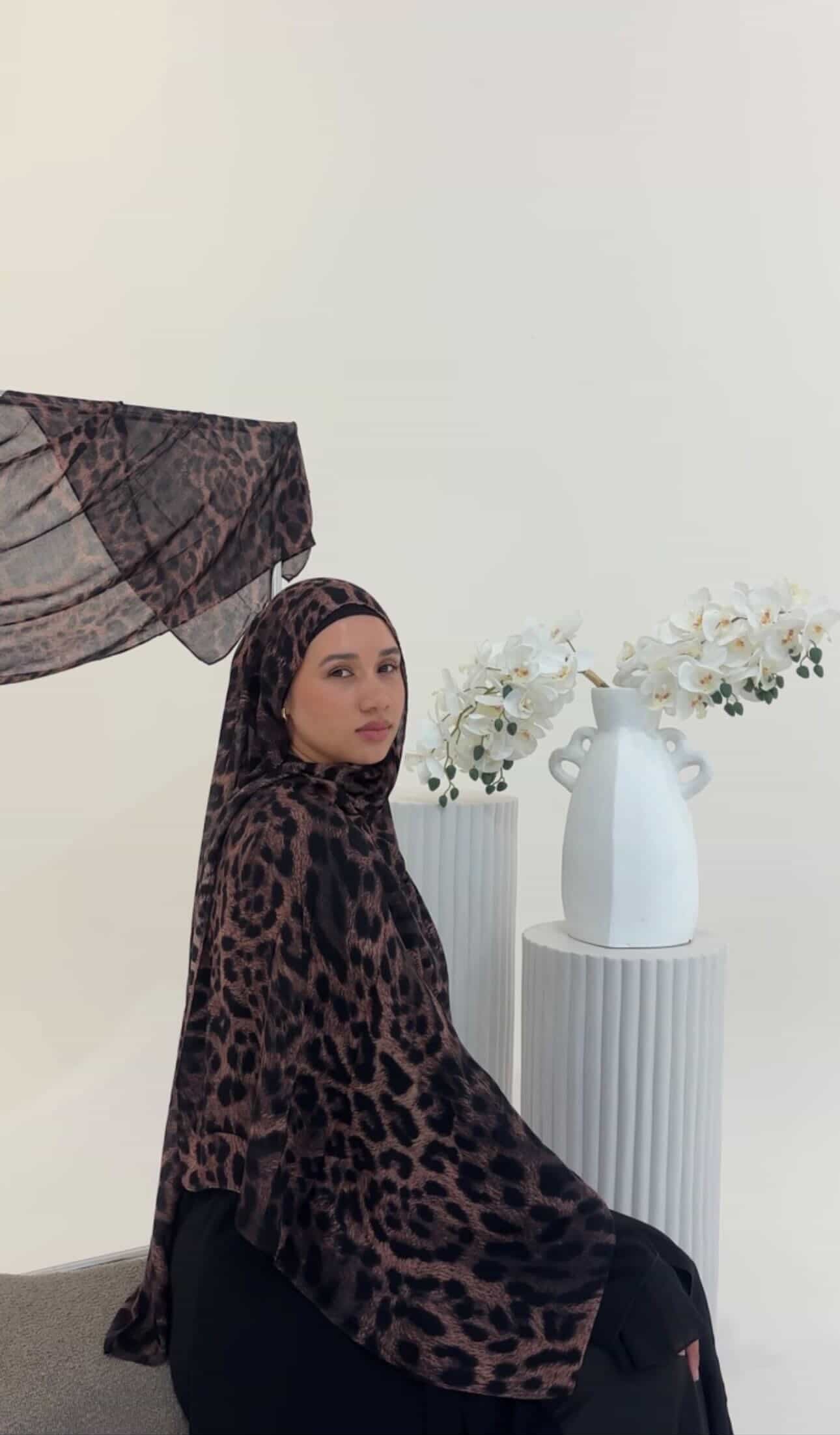 Leopard - Printed Hijab