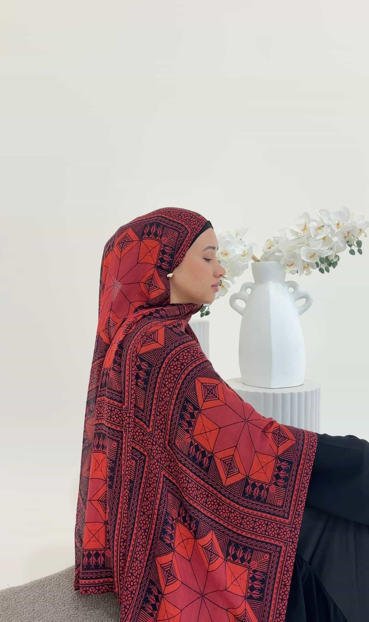Tatreez - Printed Hijab