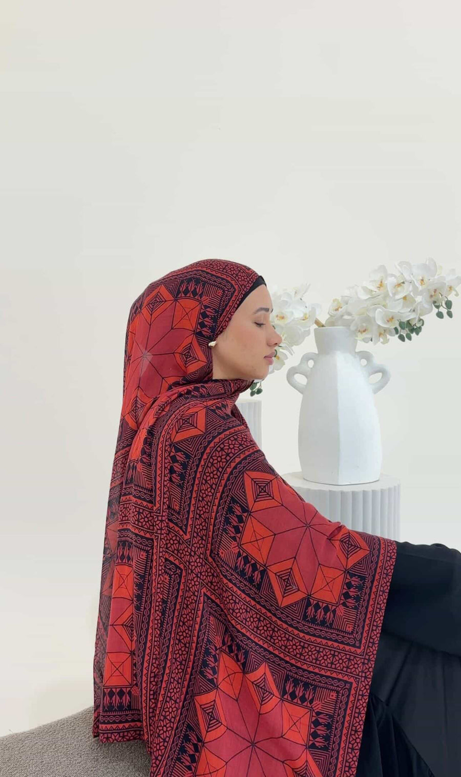Tatreez - Printed Hijab
