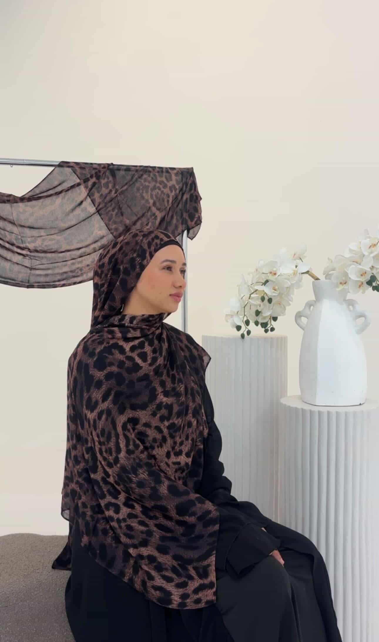 Leopard - Printed Hijab