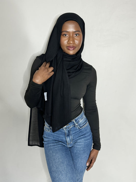 Midnight - Modal hijab Set