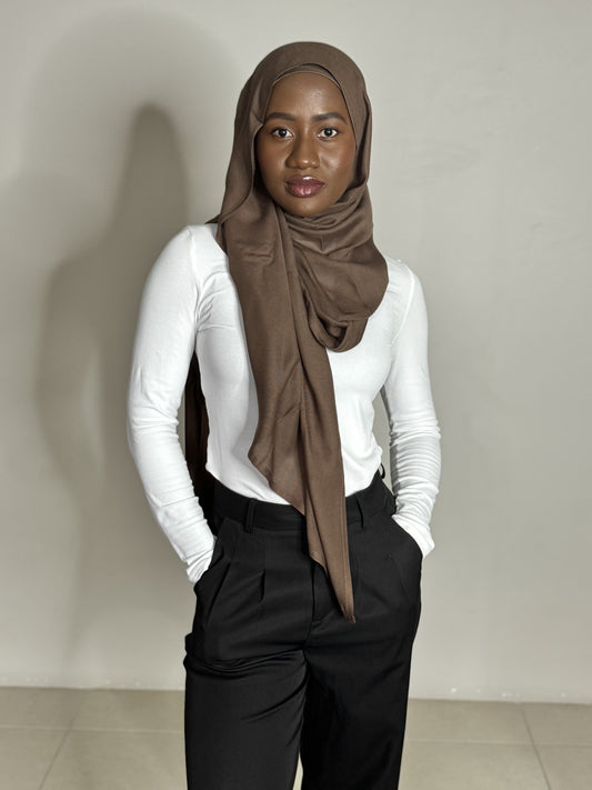 Mocha - Modal hijab Set
