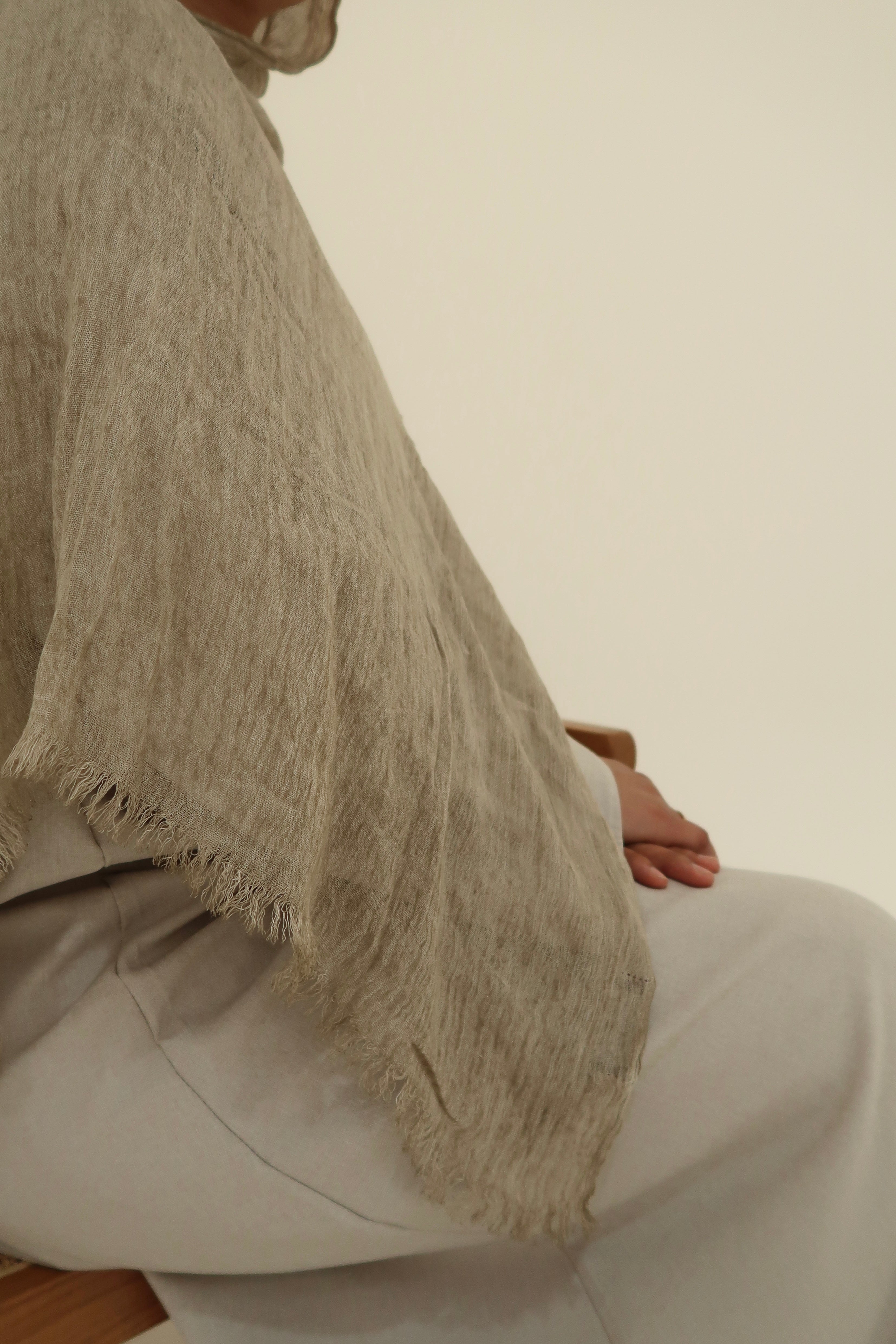 Biscuit - Crinkle Hijab