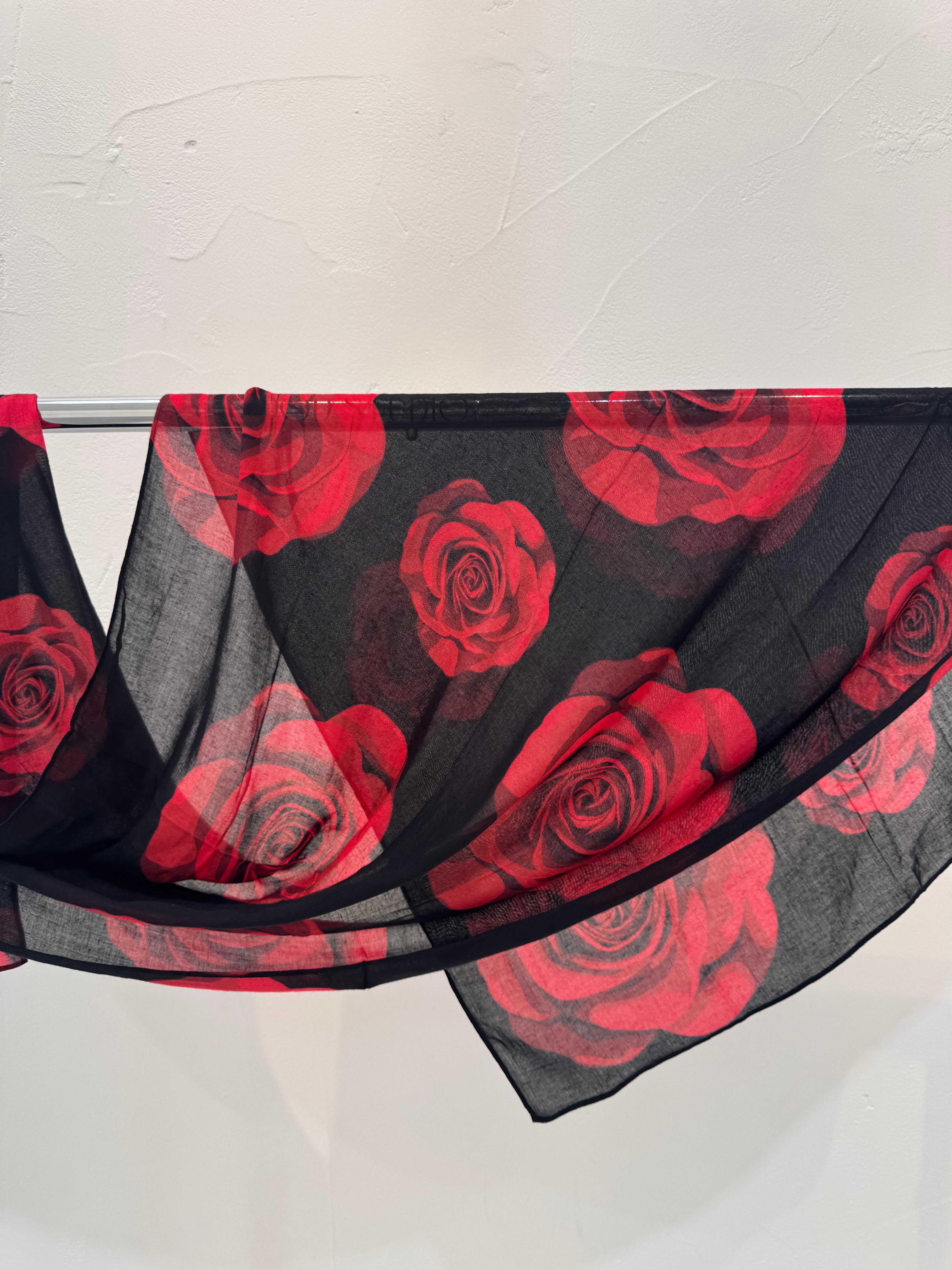 Midnight rose - Printed Hijab