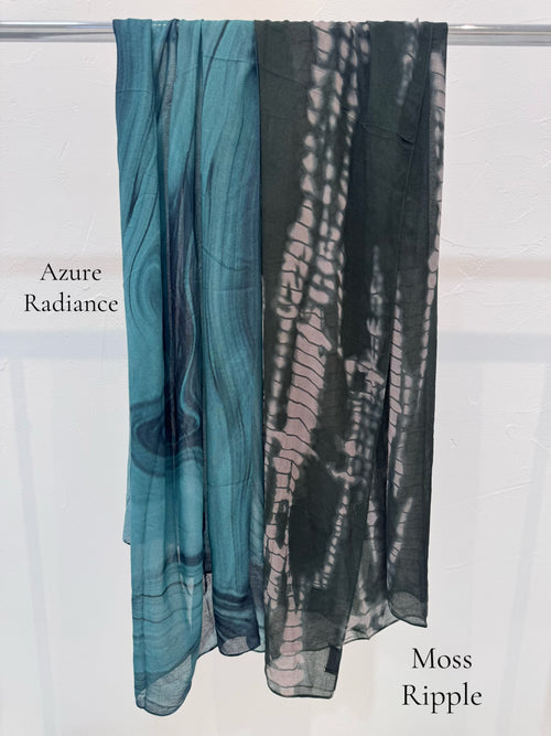 Moss Ripple - Printed Hijab