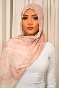 Stone Marble - Printed Hijab