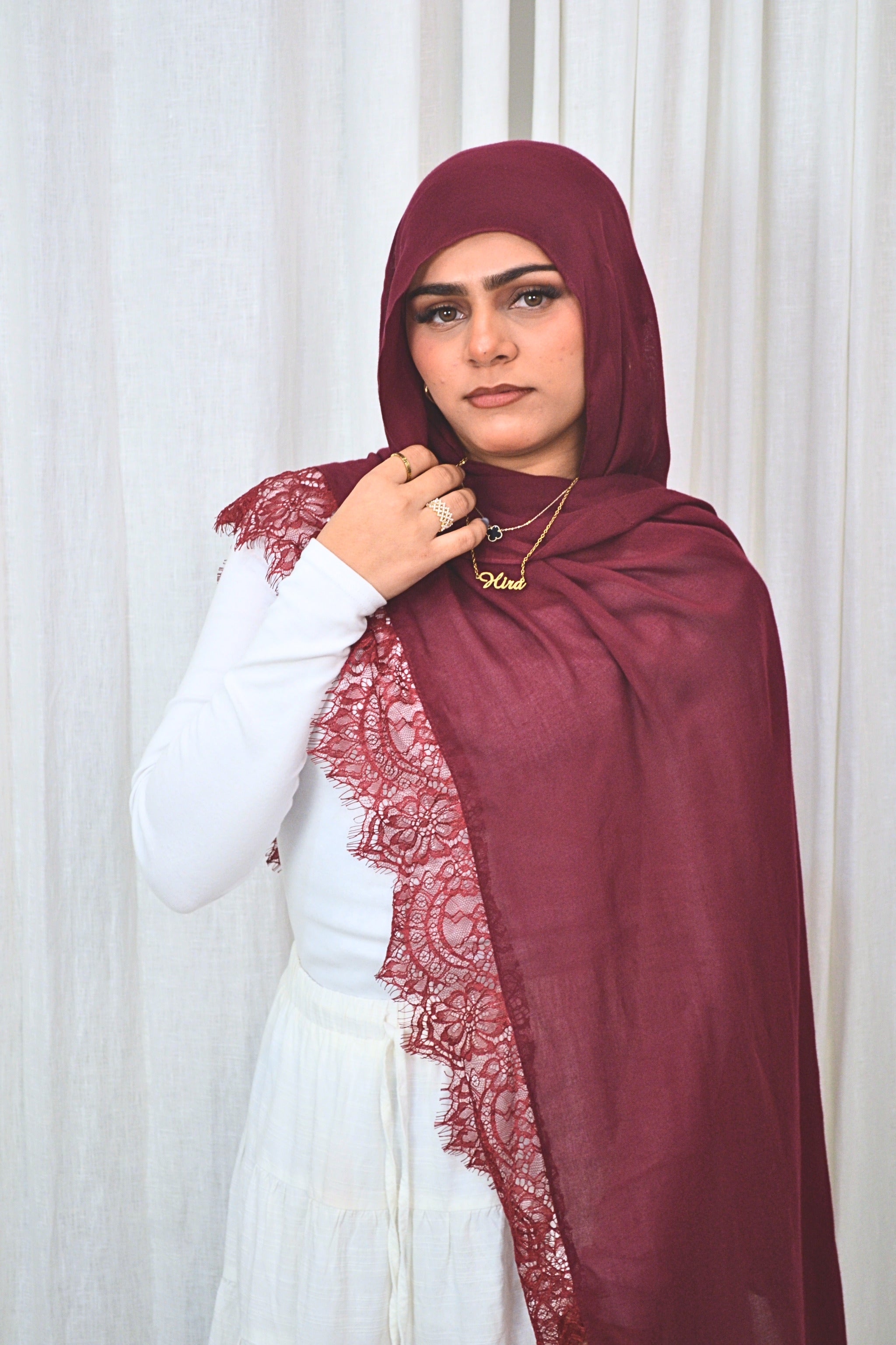 Rouge - Lace Hijab Set