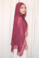 Rouge - Lace Hijab Set