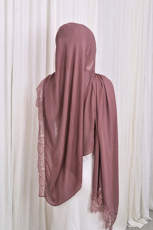 Orchid - Lace Hijab Set